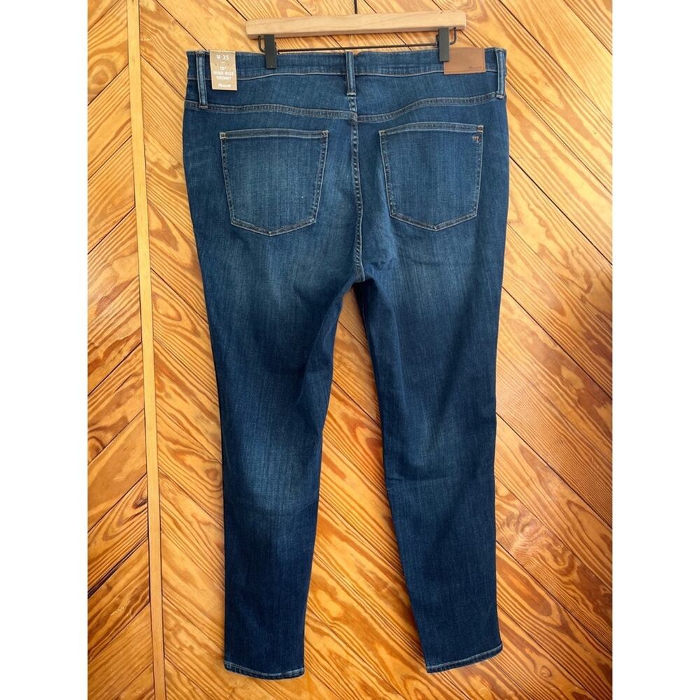 Madewell 10" High-Rise Skinny Jeans Plus Size 35W - Picture 7 of 9